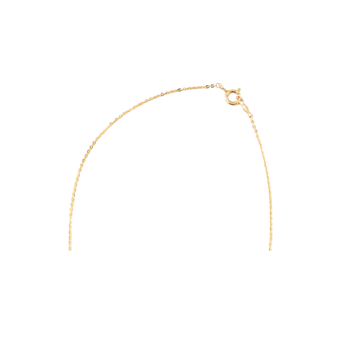 14K Yellow Gold 4 Leaf Clover Necklace