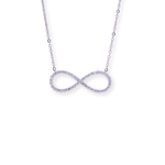 Load image into Gallery viewer, Open Infinity Round 0.55ct Diamond Necklace
