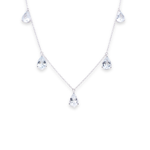 Load image into Gallery viewer, Pear Station 2.77ct Aquamarine Necklace
