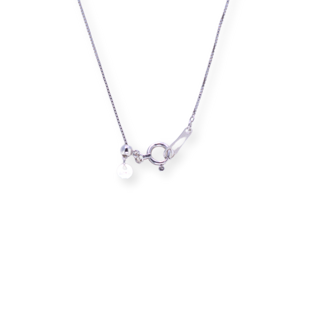 Oval Round & Baguette 0.8ct Diamond Necklace