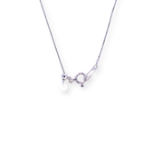 Oval Round & Baguette 0.8ct Diamond Necklace