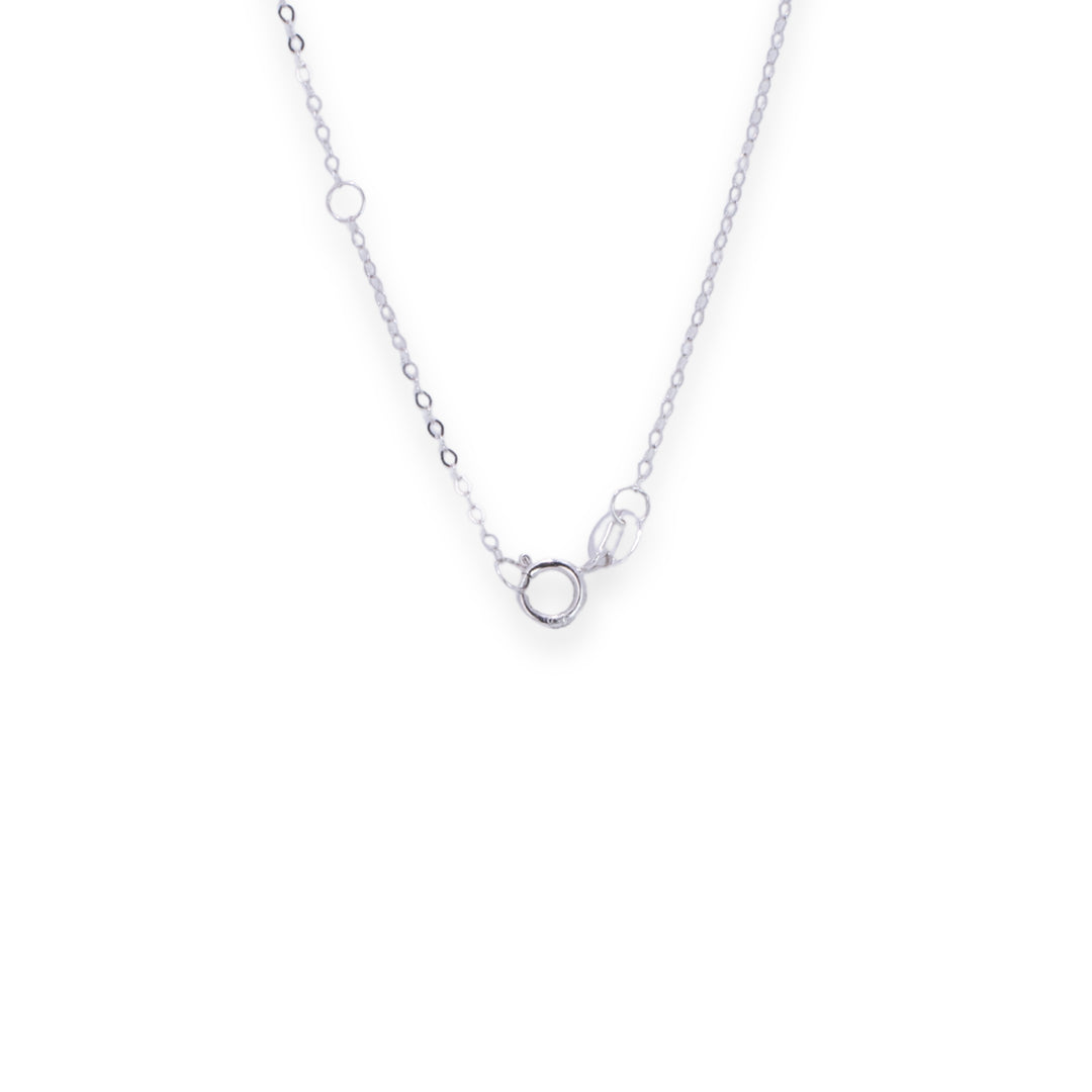 V Round 0.11ct Diamond Necklace