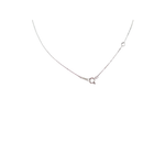 Load image into Gallery viewer, 18K White Gold Classic Illusion Round 0.41ct Diamond Necklace