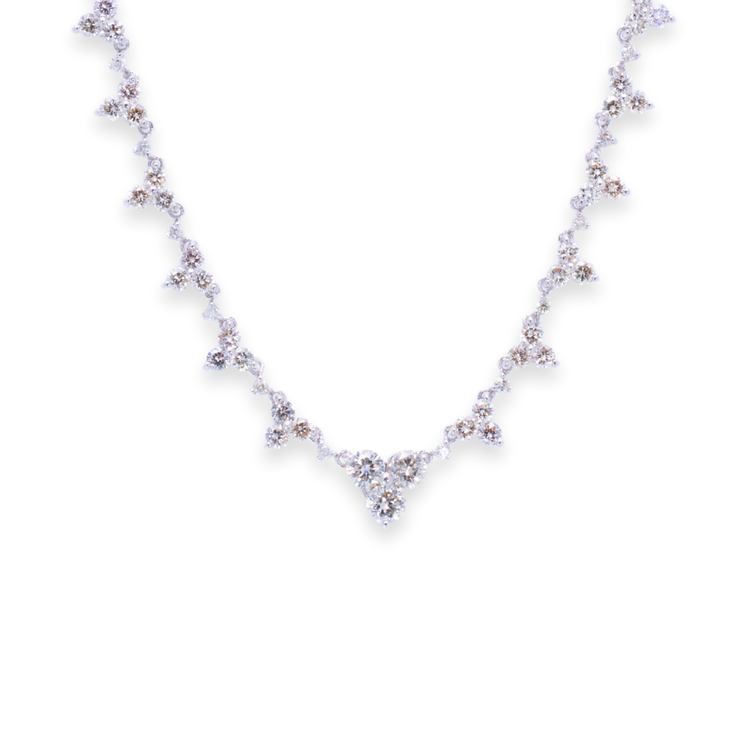 Princess D Round 1.83ct Diamond Necklace