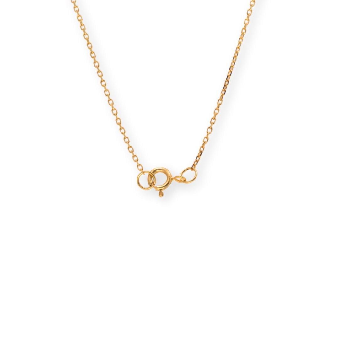 Double Heart Drop Round 0.26ct Diamond Necklace