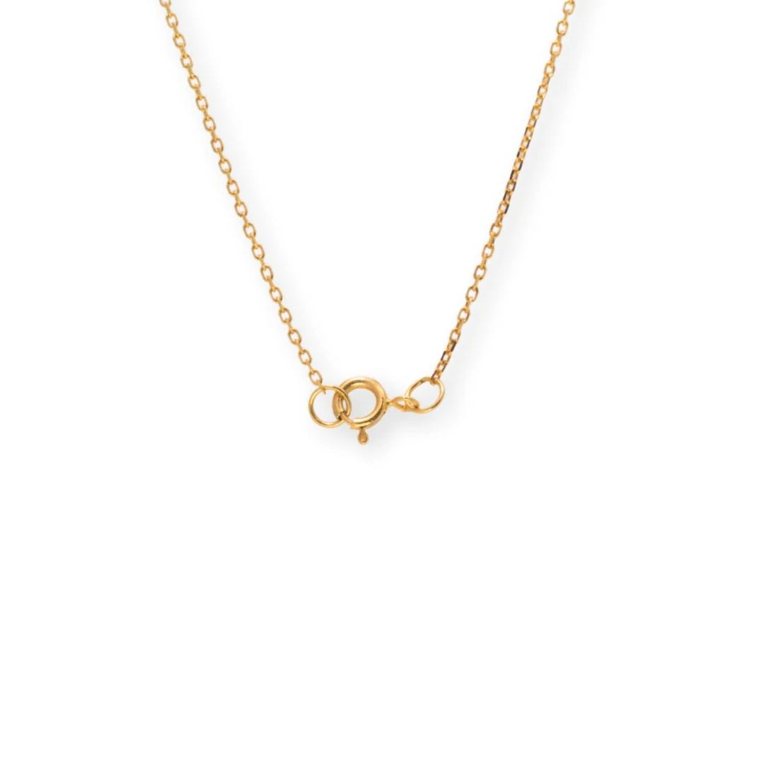 Double Heart Drop Round 0.26ct Diamond Necklace