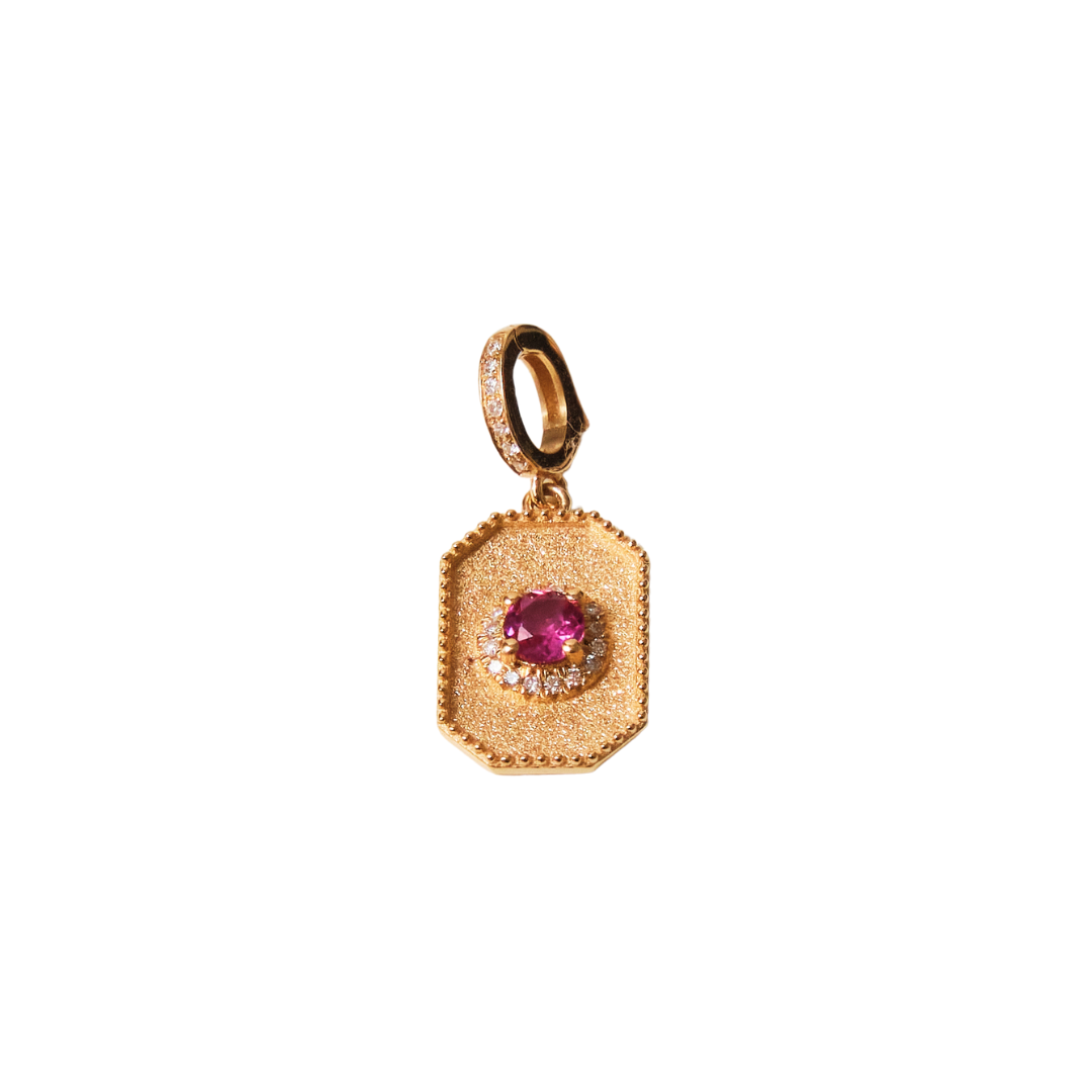 October Tourmaline Charm