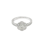 Load image into Gallery viewer, 18K White Gold Solitaire Round Brilliant 0.47ct Diamond Ring