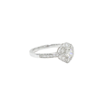 Load image into Gallery viewer, 18K White Gold Solitaire Round Brilliant 0.47ct Diamond Ring