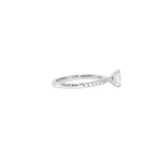 Load image into Gallery viewer, 18K White Gold Avery Setting Cushion 1.0ct Diamond Ring