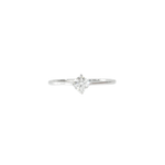 Load image into Gallery viewer, 18K White Gold Solitaire Round 0.310ct Diamond Ring