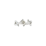 Load image into Gallery viewer, 18K White Gold Twisted Round Brilliant 0.34ct Diamond Ring