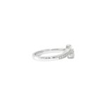 Load image into Gallery viewer, 18K White Gold Bow Round 0.31ct Diamond Ring