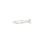Load image into Gallery viewer, 18K White Gold Solitaire Round 0.51ct Diamond Ring