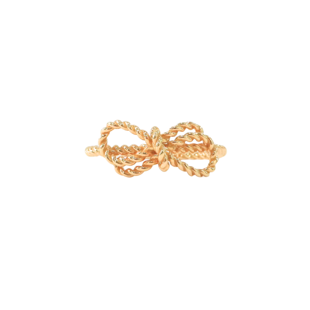 18K Yellow Gold Ribbon Ring