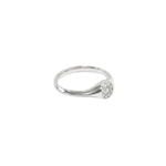 Load image into Gallery viewer, Platinum 900 Band - Illusion Round 0.17ct Diamond Ring