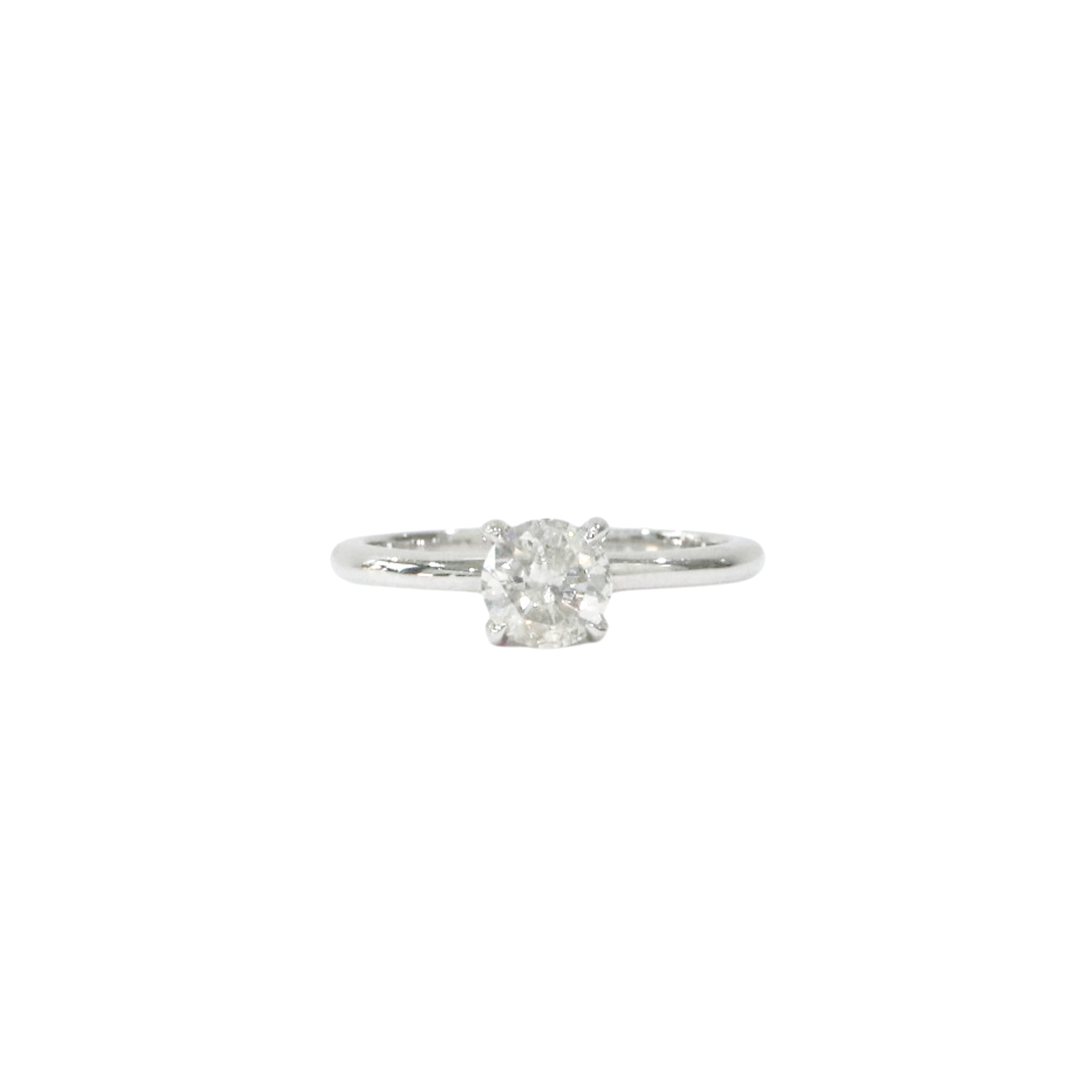 Solitaire Round Brilliant 0.717ct Diamond Ring