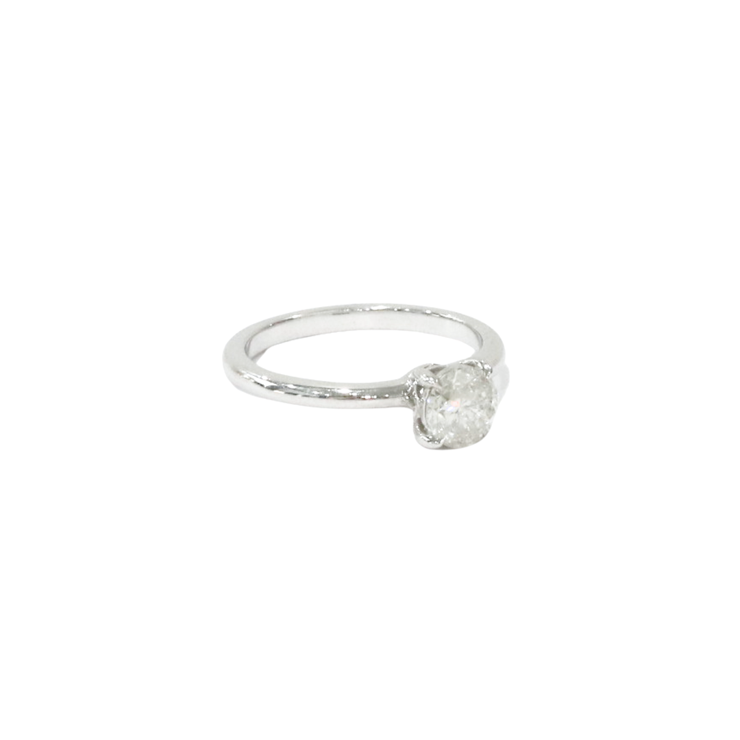 Solitaire Round Brilliant 0.717ct Diamond Ring