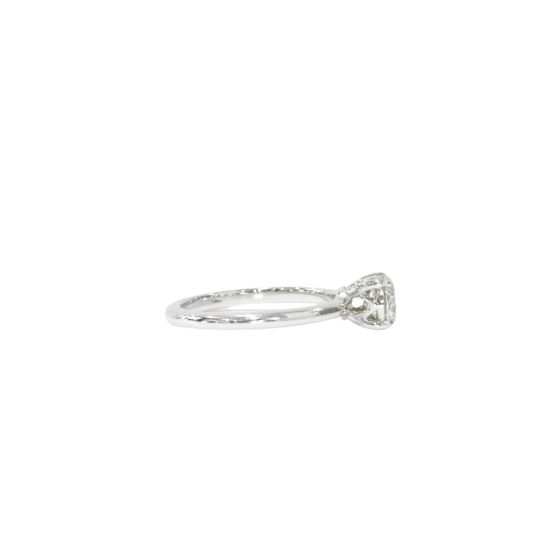 Solitaire Round Brilliant 0.717ct Diamond Ring