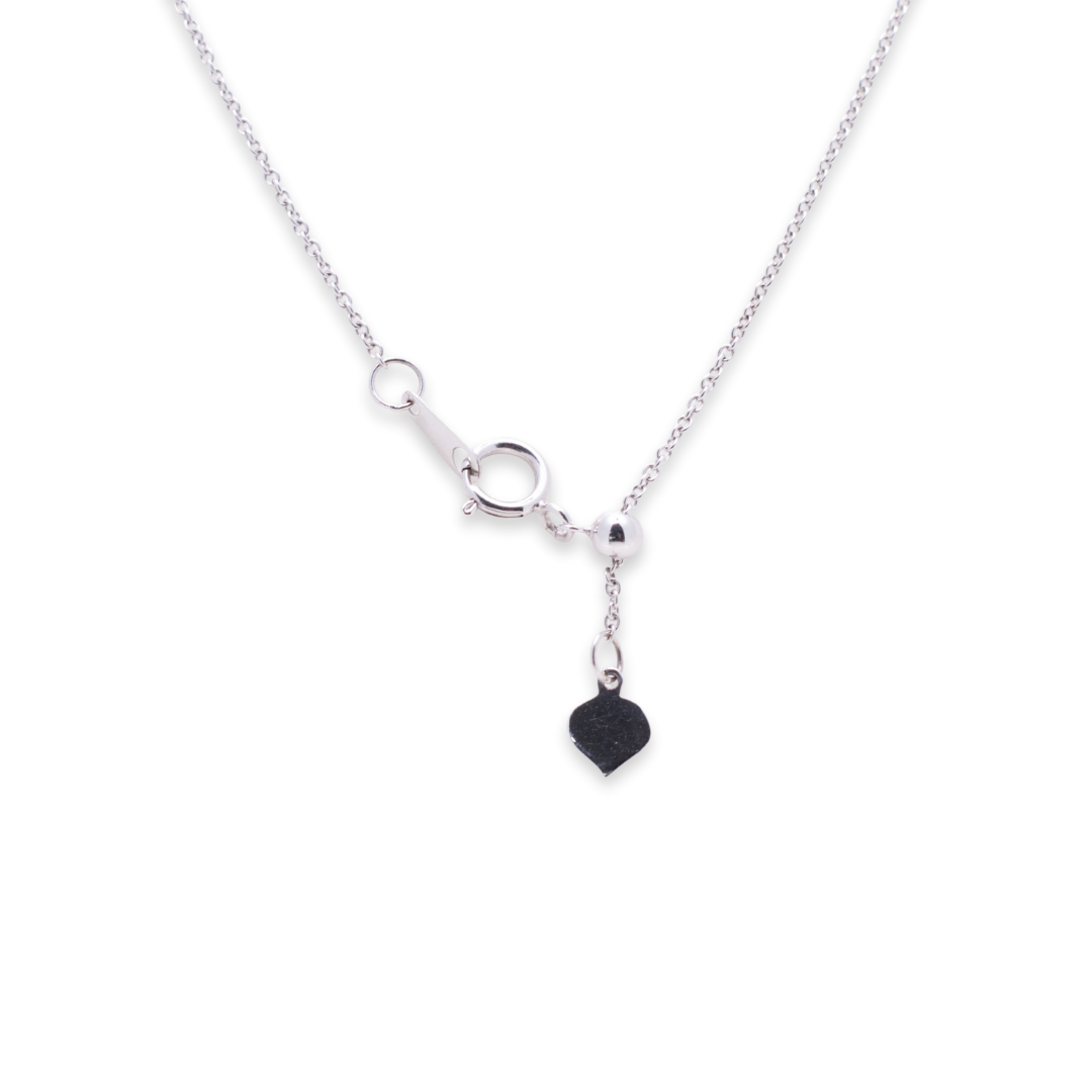 Smiley Marquise 0.670ct Sapphire & 0.300ct Diamond Necklace