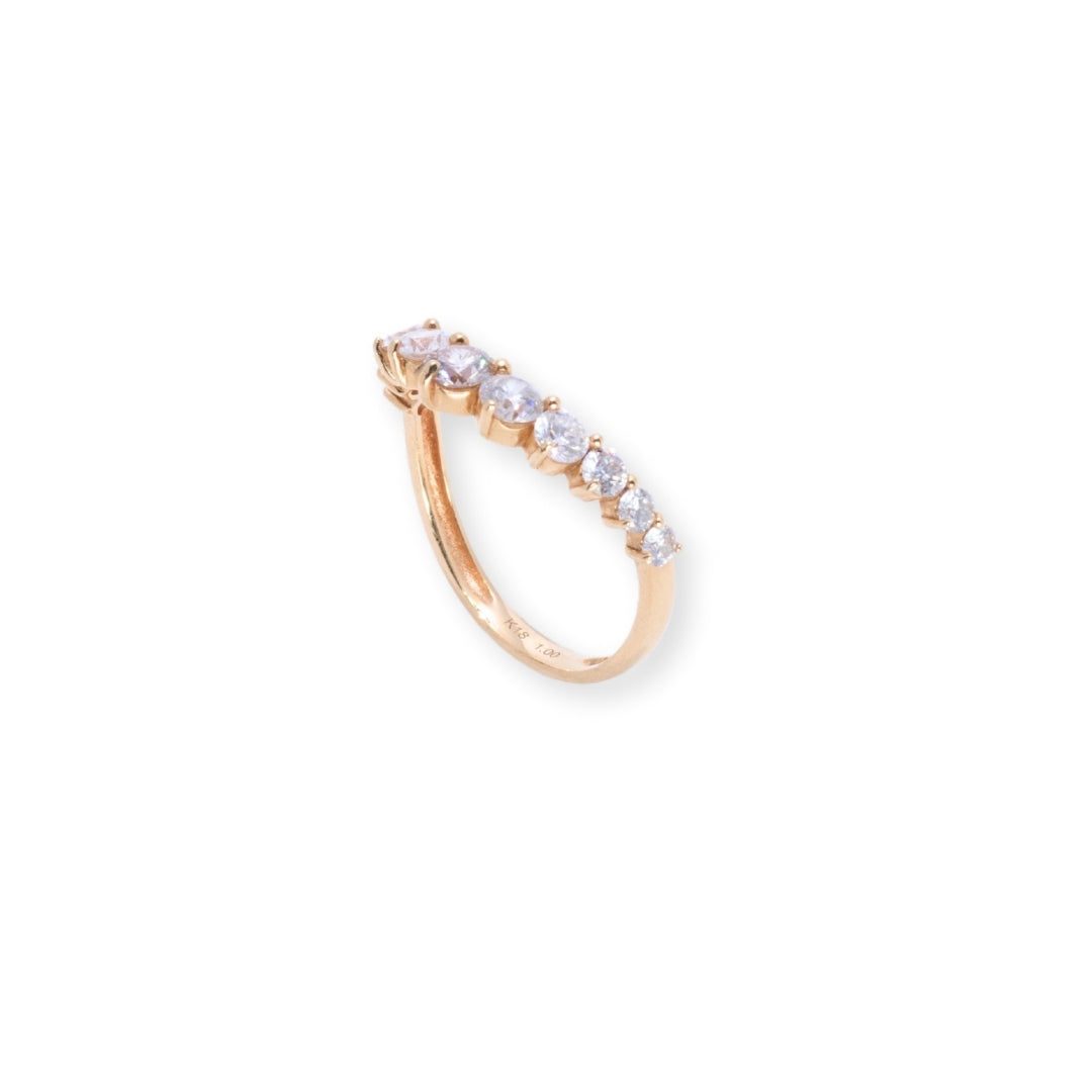 Bow Round 1ct Diamond Ring