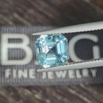 Load and play video in Gallery viewer, Asscher 2.41ct Aquamarine Gem Stone
